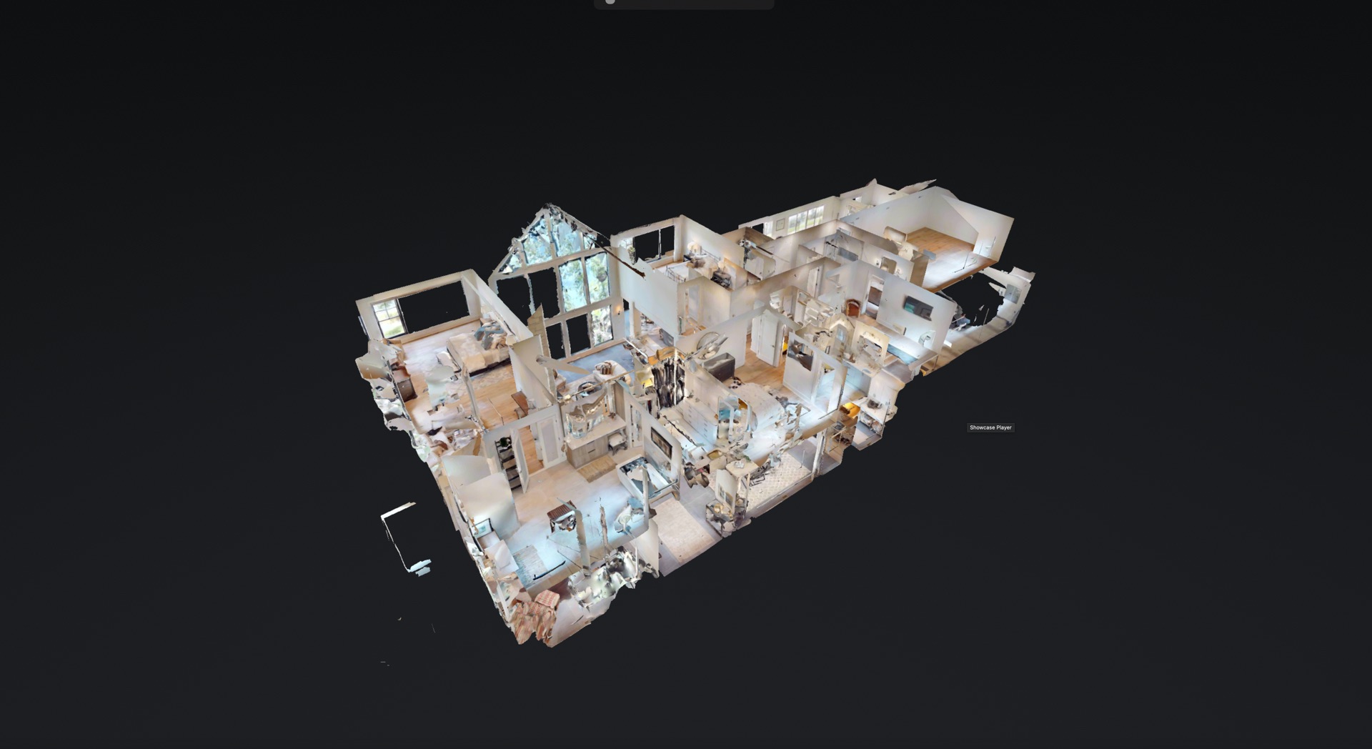 3D dollhouse top-down virtual tour, South Jersey